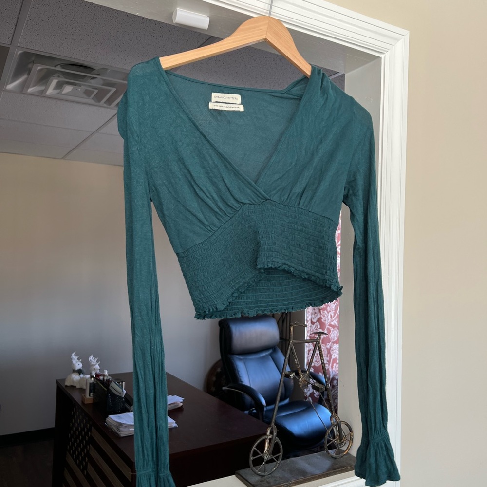 Urban Outfitters Long Sleeve Crop Top